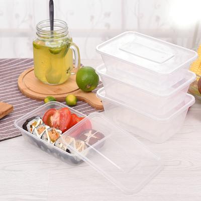 China Custom Disposable Food Takeaway Containers Microwavable Biodegradable Bento Lunch Box Disposable Food Packaging Box for sale