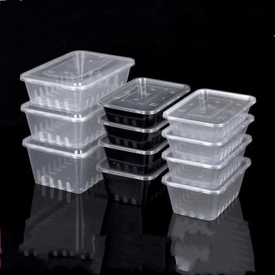 China Microwavable Disposable Biodegradable Disposable Lunch Box Containers Food Fast Food Packaging Tableware for sale