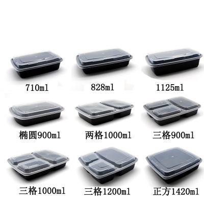 China Minimalist 48oz 1500ml Food Packing Crate Compartment Double Layer Biodegradable Disposable Food Container With Plastic Tray Oven Safe for sale