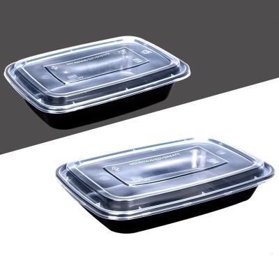 China Factory Price Minimalist High Quality Transparent Recyclable Plastic Box For Whole Fruit Vegetable Food Grade Plastic Lunch Box for sale