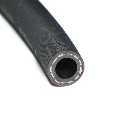 China Best Quality Epdm Black Free Sample SAE J30 Synthetic Rubber Flexible Braided Tube Fuel Flexible Braided Hose In Fuel System Fuel Hose for sale