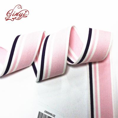 China 1 Bun 91cm Elastic Stripe Pattern Knit Lace Ribbon Trims DIY Sewing Crafts - 1-1/2 Inch Knit Ribbon for sale