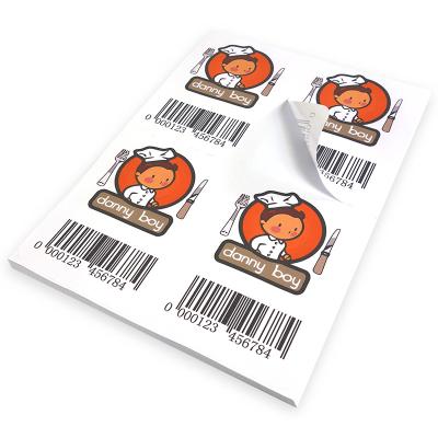 China High Quality Self Adhesive Barcode 4 Up 105mm x 148.5mm A4 Shipping Label For Laser / Inkjet Printer for sale