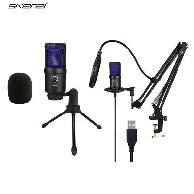 China Portable USB Microphone Condenser Microphone Wireles Karaoke Neumann Microphone for sale