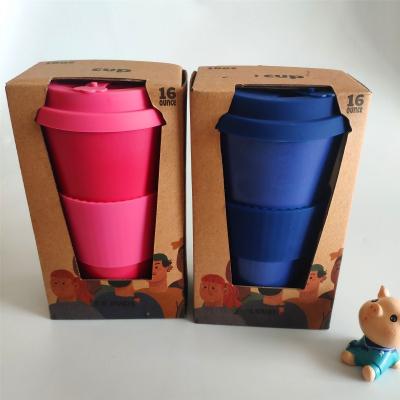 China 100% Natural Bamboo Cup Sustainable Bamboo Fiber Bamboo Cup Drinkware Cup for sale