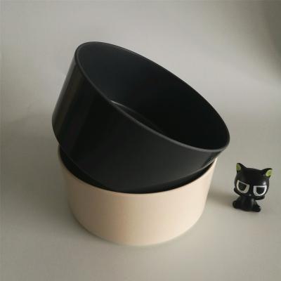 China New Design Factory Wholesale Sustainable Animal Fiber Pet Bowl Bamboo Fiber Dog Bowl for sale