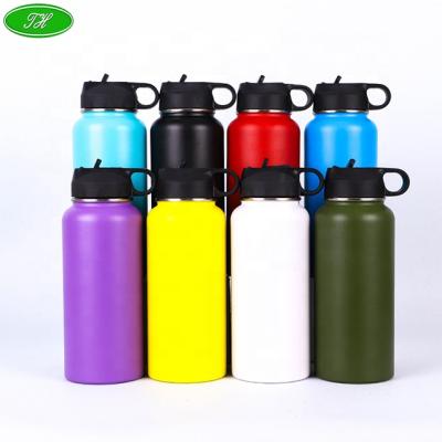 China Vacuum Stainless Steel Flask Thermo Sustainable Hydraulic Steel Sports Water Bottle 32oz for sale