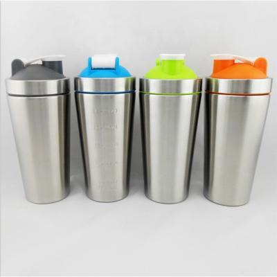 China 2019 New Gym Sports Stainless Steel Protein Shaker Sustainable Water Bottle for sale