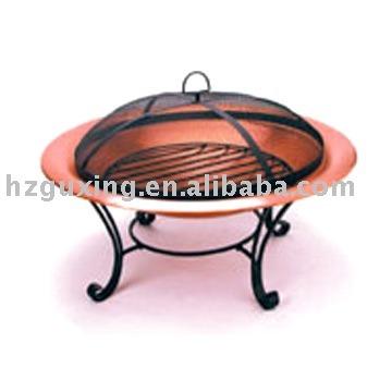 China 2016 Corrosion Resistance New Arrival Copper Wood Pellet Bowl , BBQ for sale