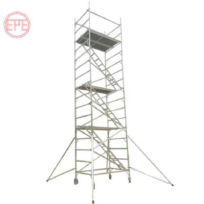 China Events Aluminum Frame Scaffolding Steps Truss Ladder Mobile Tower Scaffold System for sale