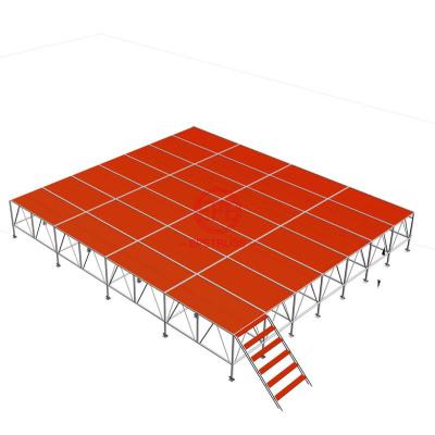 China Aluminum Alloy 6061-T6 Factory Direct Sale Aluminum Portable and Movable Mobile 4ft*4ft Stage for sale