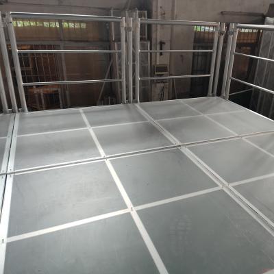 China Aluminum Alloy 6061-T6 Transparent Stages Wedding Glass Stages for Event Decoration for sale