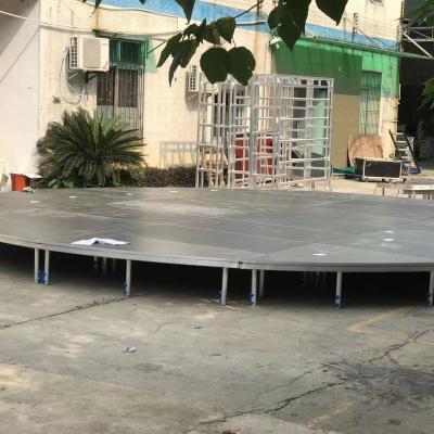 China Aluminum Alloy 6061-T6 1.22X1.22m (4ftx4FT) Aluminum Frame Easy-Assembled Dancing Stage for sale