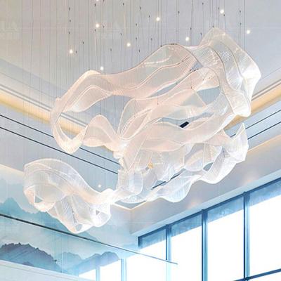 China Factory Contemporary Custom Modern Art Hotel Lobby Crystal Chandeliers for sale