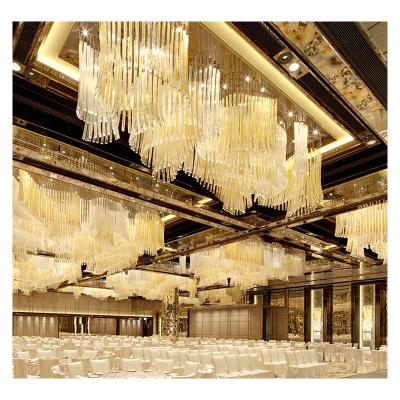 China Modern High End Club Banquet Hall Meeting Room Custom Design Luxury Chandelier for sale