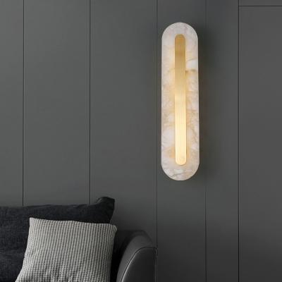 China Modern Brass Led Modern Bedroom Lights New Jade Wall Light Decorative for sale