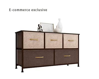 China Factory Direct Sale Traditional Cloth Underwear 5 Drawers Furniture Unit Dresser Cloth Storage Tower Drawers for sale