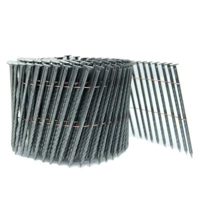 China Flat High Quality Coil Nails Pneumatic Coil Nail Gun Screw Leg Paddle Coil Nail for sale