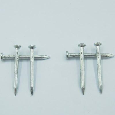 China Factory Sale Flat Galvanized Steel Concrete Nails for sale