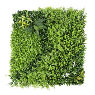 China Foreign trade green grass decoration simulation factory wall anti UV building lawn plastic velvety outdoor background wall anti UV wall for sale