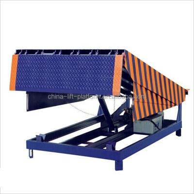 China Easy Operation Safety Convenience 6T 8T 10T Customized Yard Stationary Steel Ramp Forklift Fixed Load Dock Ramp For Sale for sale