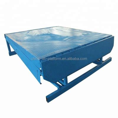 China Usually for 8T 10T 12T forklift truck dock ramp yard ramp forklift loading ramps stationary dock leveler for sale for sale