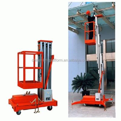 China Factory Supply CE Lightweight Battery Man Lift Aerial Work Aluminum Alloy Lift Platform for sale