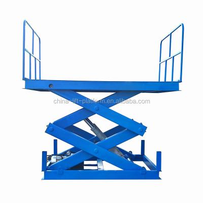 China Fixed Scissor Lift For Garage/Cargo Delivery China Supplier Adjustable Hydraulic Electric Scissor Lift Table Scissor Lift for sale