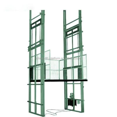 China Maintenance Customized High Quality Hydraulic Guide Rail Elevator Warehouse Cargo Lift for sale