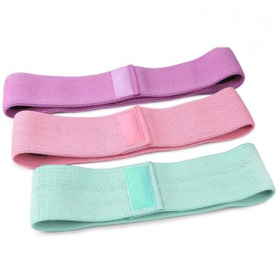 China Sports Fitness Soft Non Slip Non Breaking Circle Resistance Booty Bands for sale