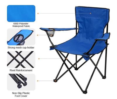 China Easy-carry folding beach chair fishing chair with handle for sale