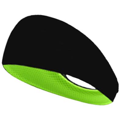 China Internal And External Color Headband Universal Running Anti Slip Yoga Fitness Elastic Sports Sweat Headband for sale