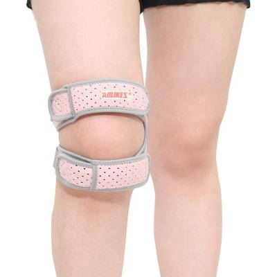 China Adjustable And Crashproof Safety Fitness Safety Knee Brace Knee Patella Support Straps for sale