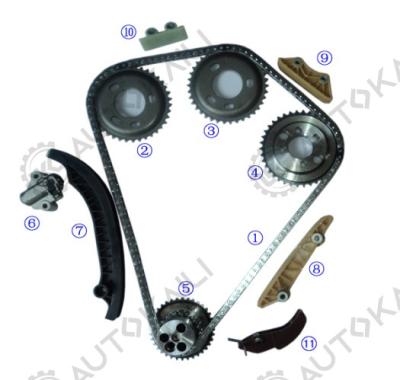 China Timing Chain Kit For Transit 2.4TDCi DIESEL VAN MK7 2402cc 99HP PHFA PHFC  2006-2012  Transit 2.4TDCi DIESEL VAN MK7 2402cc 138HP H9FB  2006-2012  Transit 2.4TDCi DIESEL VAN MK7 2402cc 115HP JXFA JXFC for sale