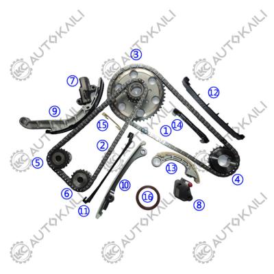 China Kit de cadenas de tiempo para la camioneta NISSAN YD25DDTI de Navara D40 2.5 dCi 2488CC YD25DDTI 05.7-10.12 PATHFINDER III (R51) 2.5 dCi 2488CC YD25DDTi 05.1-08.9 PATHFINDER III (R51) 2.5 dCi 2488CC YD25 en venta