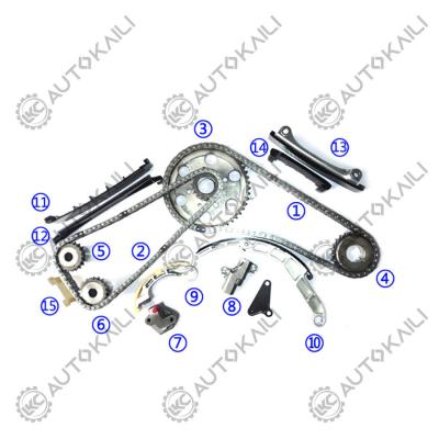 Cina Il kit di catena di cronometraggio per NISSAN YD25DDTI CABSTAR/NAVARA/PICKUP /PRESAGE/SEWENA DOHC 16V 2.5L 2002.3-2008.9 PICK UP (D22) 2.5 Di 2488CC YD25DDTI 2002.3 Potenza di ritiro ((BHP) 138 (KW) 98 in vendita