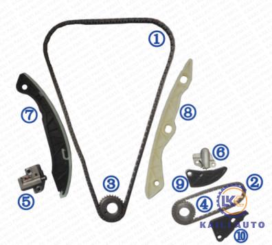 Chine Kit à chaînes de synchronisation pour le moteur G4KE 2.4L 24321-25000 9*180L de HYUNDAI KIA Sonata IX35 Santa Fe KIA Sportage Sorento K5 à vendre