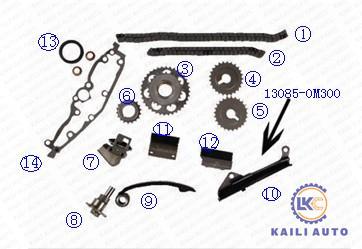 Cina LOCALITÀ DI SOGGIORNO ALMERA PRIMERA SENTRA dell'ANNUNCIO a catena di Kit For NISSAN di sincronizzazione di 13028-53Y00 13070-53Y10 SOLEGGIATA in vendita