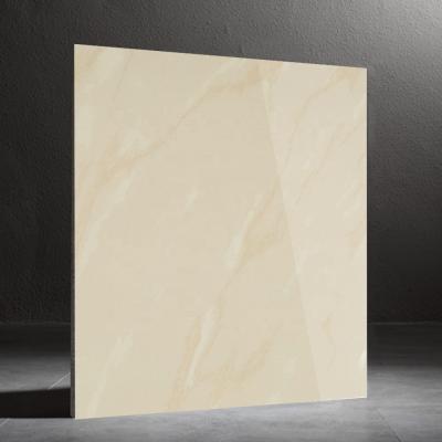 China RAFFO 500*500 Standard Size Full Modern Ivory Color Body Polished Porcelain Vitrified Floor Tiles for sale