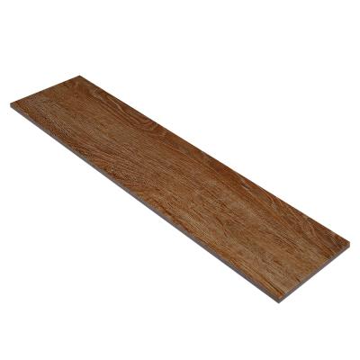 China RAFFO Rustic Tiles Non Slip Wood Look Ceramic Flooring Stairs Step Tiles for sale