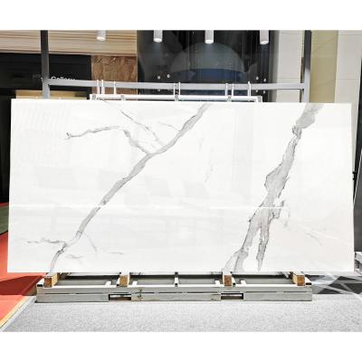 China Modern Raffo Home Furniture Dark Gray White Porcelain Thin Tile Kitchen Marble Slab for sale