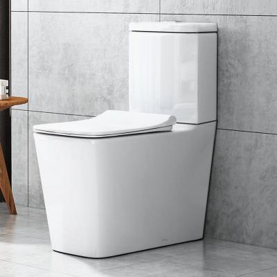 China Concealed Cistern RAFFO P Trap Siphonic Sanitary Ware Set Separate Two-Piece Ceramic Washdown Seat Toilet for sale