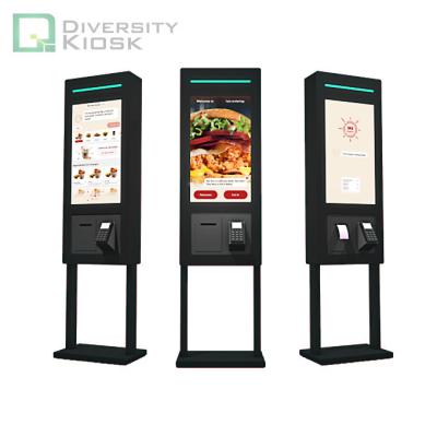 China Cheap Price Food Machine Self Kiosk Ordering Payment With CE Certificate 1240(H)*200(V)*550mm for sale