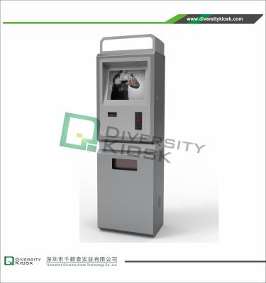 China Casino Exchange Kiosk With Cash And Coin Pack Acceptor DK-D3501 for sale