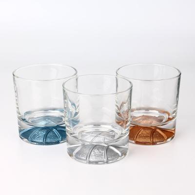 China Amazon Best Seller Twist Crystal Whiskey Glass Thick Bottom Refillable Recyclable Whiskey Tumbler for Liquor for sale