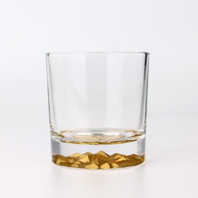 China Hot Sale Refillable Recyclable Shaped Custom Logo Crystal Rock Glass Whiskey Cups Whiskey Cups For Cocktail Party for sale