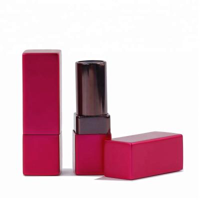 China Cosmetics Peach Red Empty Lipstick Aluminum Packaging for sale