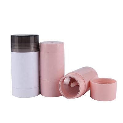 China Cosmetic 15g 30g 50g 75g Empty AS Twist Up Bottom Filling Deodorant Stick Container for sale