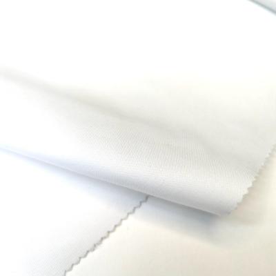 China Factory Wholesale Shrink-Resistant In Stock 60%cotton 40%polyester Optical White Liquid Ammonia Non Ironing Poplin Twill Shirt Fabric for sale