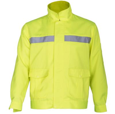 China Tear-resistant 100% Polyester Oxford PU Coated Fluorescent Fabric Outdoor Security Ripstop Uniform Fabric for sale